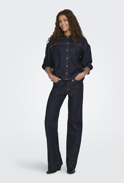 Actual product image Only ONLJUICY Hohe Taille Weiter Beinschnitt Jeans Jeans mit weitem Bein (W30/L32)
