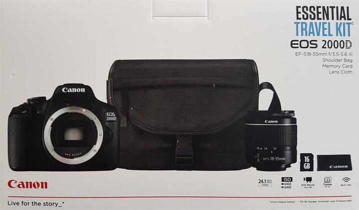 Produktbild Canon EOS 2000D (18 - 55 mm, 24.10 Mpx, APS-C / DX)