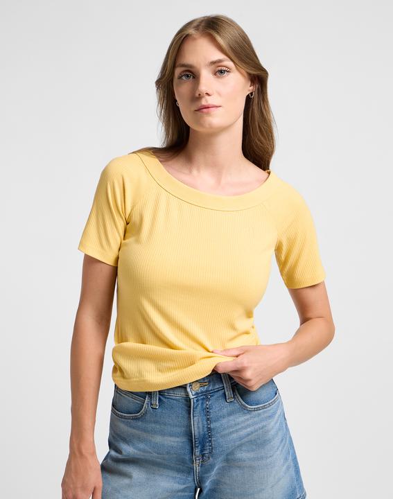 Actual product image Lee T-shirts Off The Shoulder Rib (XS)