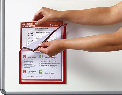 Actual product image eurokraft basic Magnetic info pocket