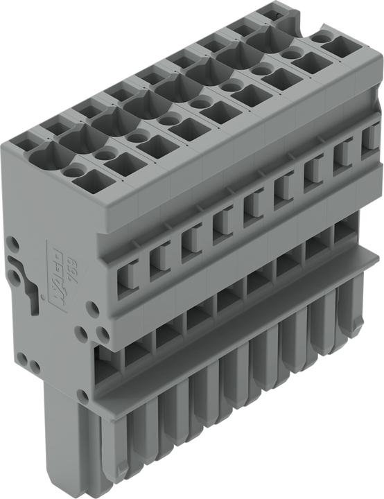Produktbild Wago 1 Conductor Female Plug, 9 Pole Grey (Diverse)