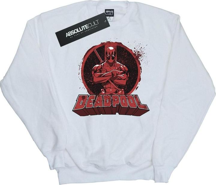 Deadpool Crossed Arms Logo Sweatshirt (XXL)