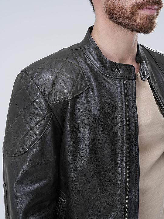 Actual product image Belstaff OUTLAW leather jacket (52)