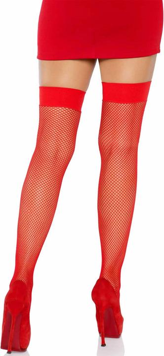 Actual product image Leg Avenue Nylon Fishnet Thigh Highs (One size)