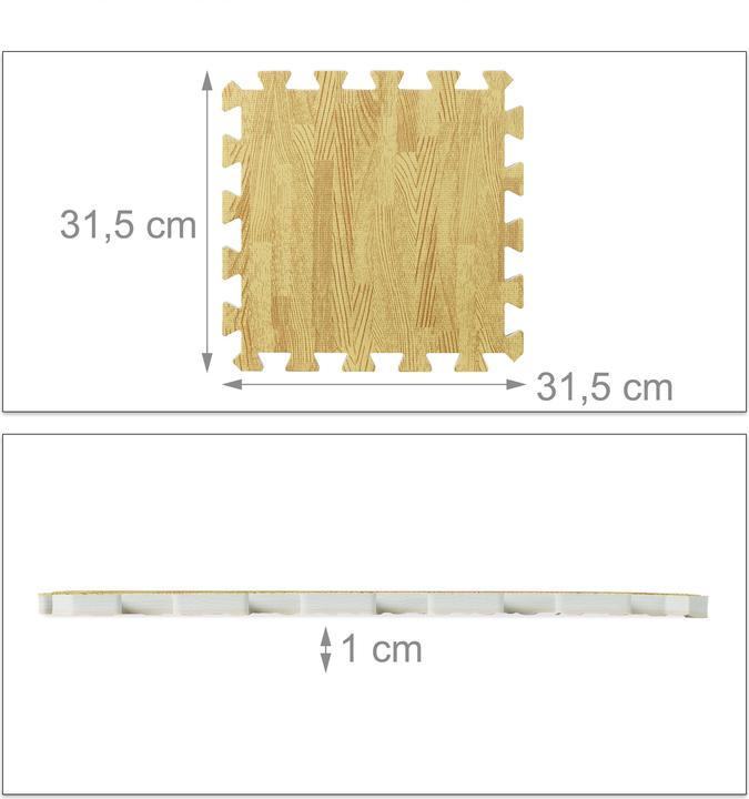 Actual product image Relaxdays Floor protection mat (1 cm)
