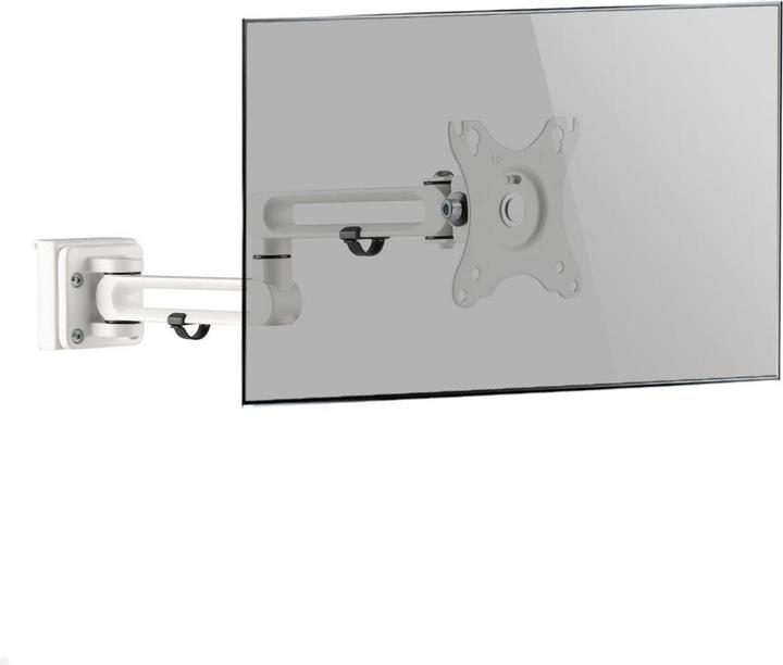 Actual product image MonLines MSH006 Monitor swivel arm for MSH Slatwall, white