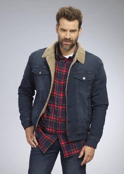 Produktbild Terrax Jeansjacke mit Teddyfutter, Farbe jeanblau, Gr.3XL (3XL)