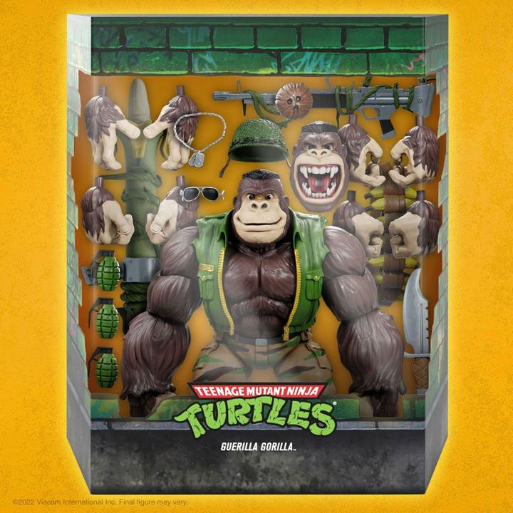 Actual product image Super7 Teenage Mutant Ninja Turtles Guerrilla Gorilla