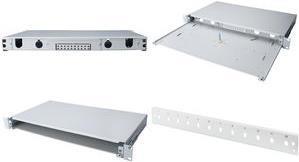Produktbild Digitus Glasfaser Spleissbox mit Schnellverschluss, ausziehbar