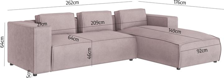 Actual product image Ropez Cloe (Corner sofa)