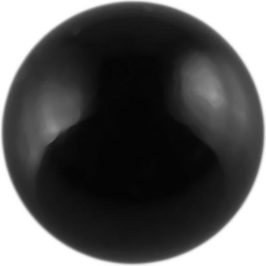 Star Piercing Micro Kugel Absolute Black (Chirurgenstahl 316L, ohne Messing)