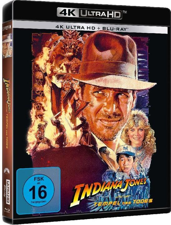 Produktbild Indiana Jones-Tempel des Todes -4K (Blu-ray, 1984, Englisch, Deutsch)