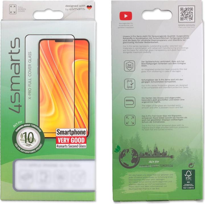 Actual product image 4smarts Second Glass X-Pro (1 Piece, Apple iPhone 14 Pro)