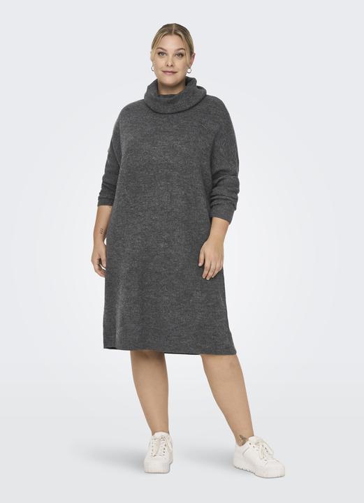 Produktbild Only Curvy Wasserfall-Ausschnitt Woll Strickkleid (M)