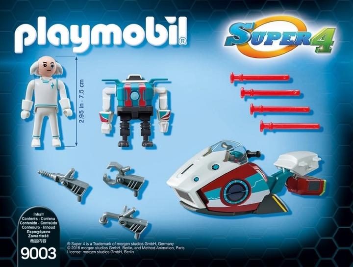 Produktbild Playmobil Skyjet mit Dr X Roboter (9003, Playmobil Super 4)