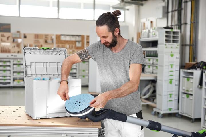 Actual product image Festool Abrasive systainer³ SYS-STF D225 GR set (P220, P80, P180, P120)