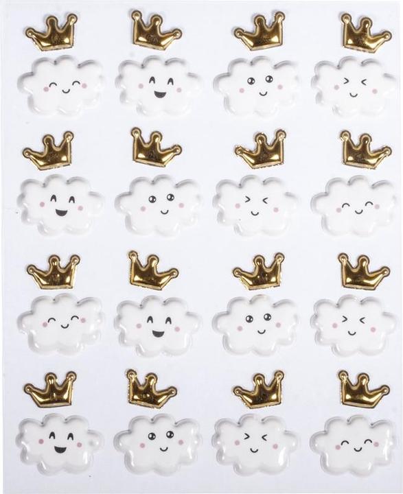 Produktbild Rayher Puffy Sticker Happy Clouds 32 Stk.