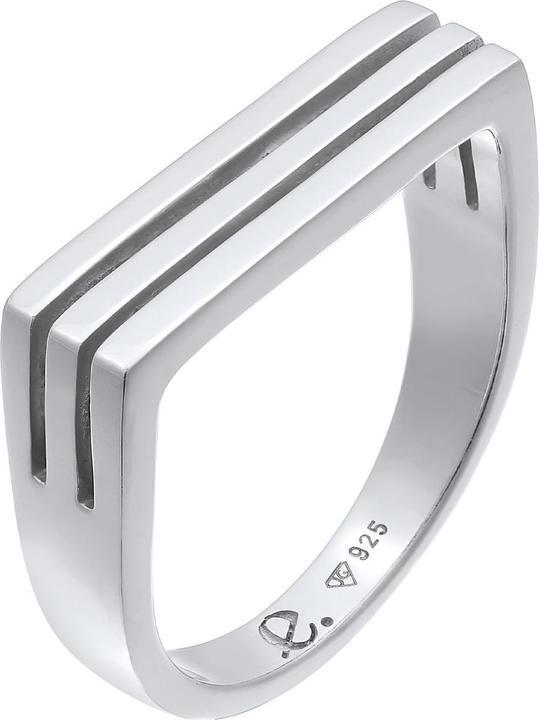 Immagine prodotto Elli Rettangolo, anello con sigillo (52, 925 Argento)