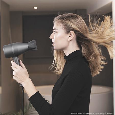 Actual product image Cecotec Bamba IoniCare 5500 PowerStyle Hair Dryer 1800W with HairCare Technology Dark Grey