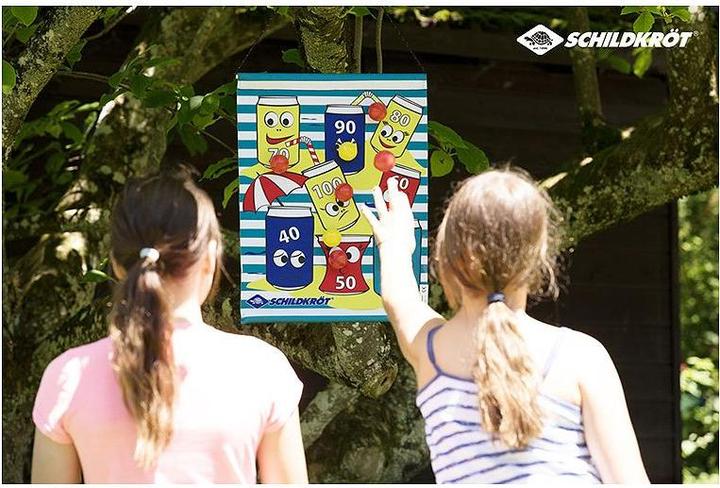 Actual product image Schildkröt Roll Up Dart Set Velcro disc 51x41 cm, 2x3 balls Ø 3 cm, from 3 years onwards