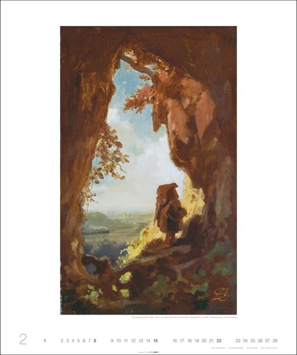 Produktbild Carl Spitzweg Edition Kalender 2026 (46 x 55 cm, Deutsch)