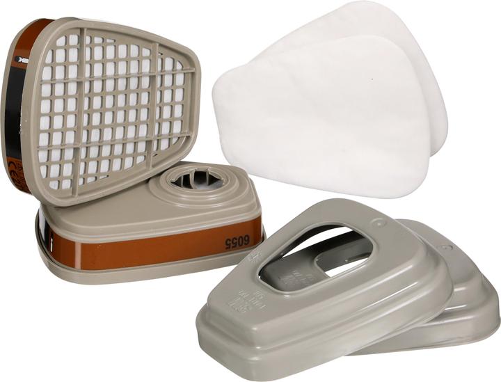 Immagine prodotto 3M Filtro di ricambio per respiratore semimaschera 6002C (A2P2, 2 x)