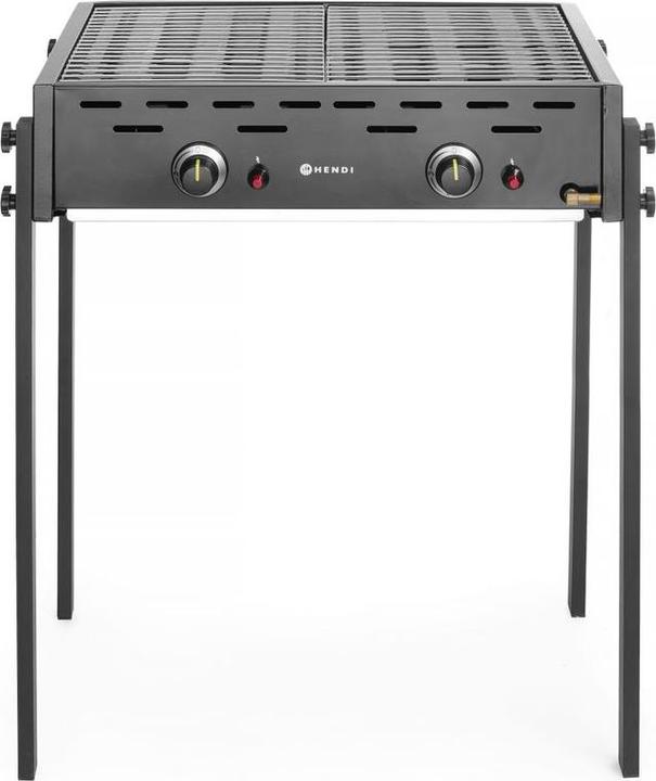 Produktbild Hendi Gasgrill Roast-Master Pro Schwarz,, Schwarz, 11,6kW, 790x560x(H)900mm