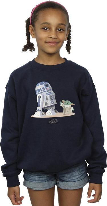 Produktbild Star Wars The Mandalorian R2D2 And Grogu Sweatshirt Mädchen (104)