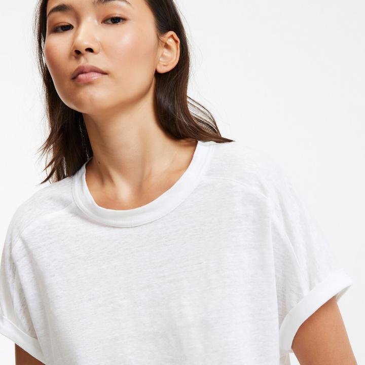Immagine prodotto La Redoute Collections T-shirt in lino con scollo rotondo (M)