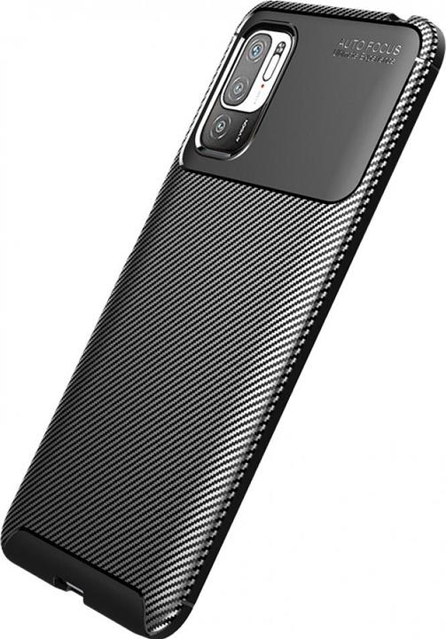 Produktbild Screenguard Xiaomi Redmi Note 10 5G Hülle Carbon Design TPU Case (Xiaomi Redmi Note 10 5G)