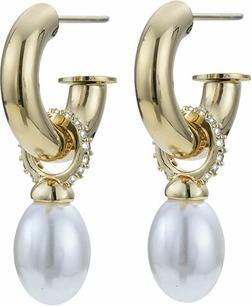 Oliver Weber Collection Oliver Weber - Decent Sinnan Freedom 23140G pearl hoop earrings