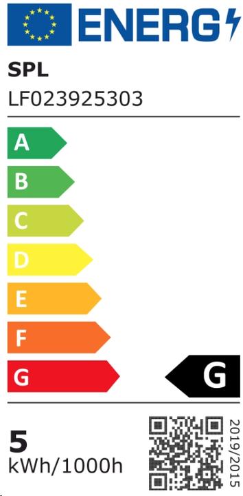 Label énergétique Schiefer Professional Lighting LF023925303 LED Fila FleX AX Globe E27 100lm 45W 922 DIM Smoke (E27, 4.50 W, 100 lm, 1 x, G)