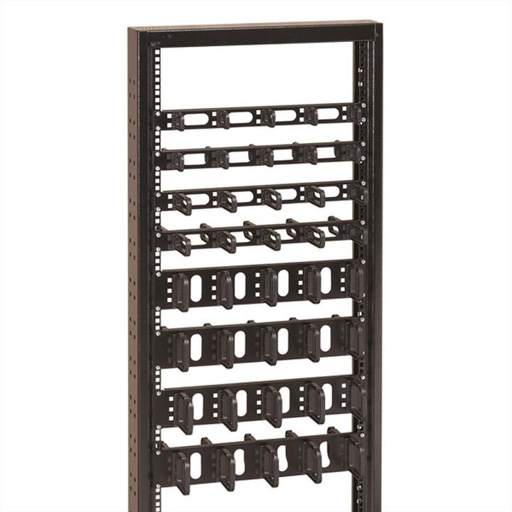 Produktbild Conteg DP-VP-P5-H 19"-Kabelführung 1 HE 5 Kabelösen 40/80