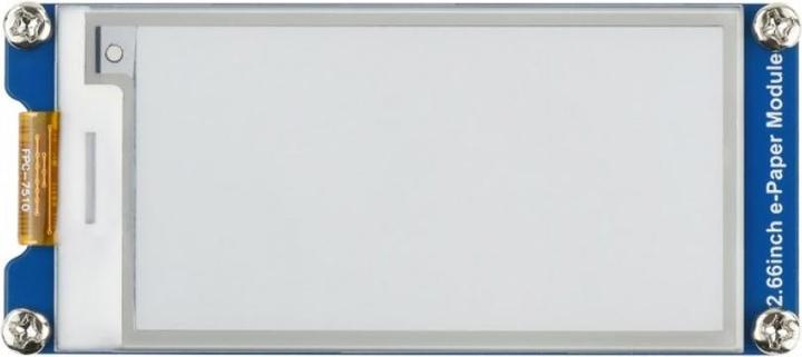 Produktbild WaveShare 296x152 2.66inch Schwarz / Weiss E-Ink Display