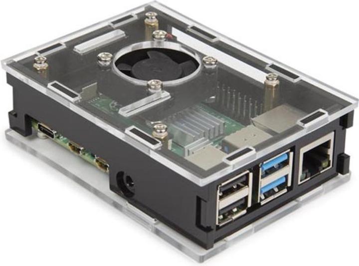 Produktbild Whadda Gehäuse Transparent Case Für Raspberry PI 4