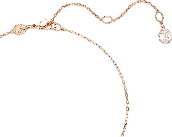 Produktbild Swarovski Constella Halskette Rundschliff Weiss Roségold (Swarovski Metall, 38 cm)