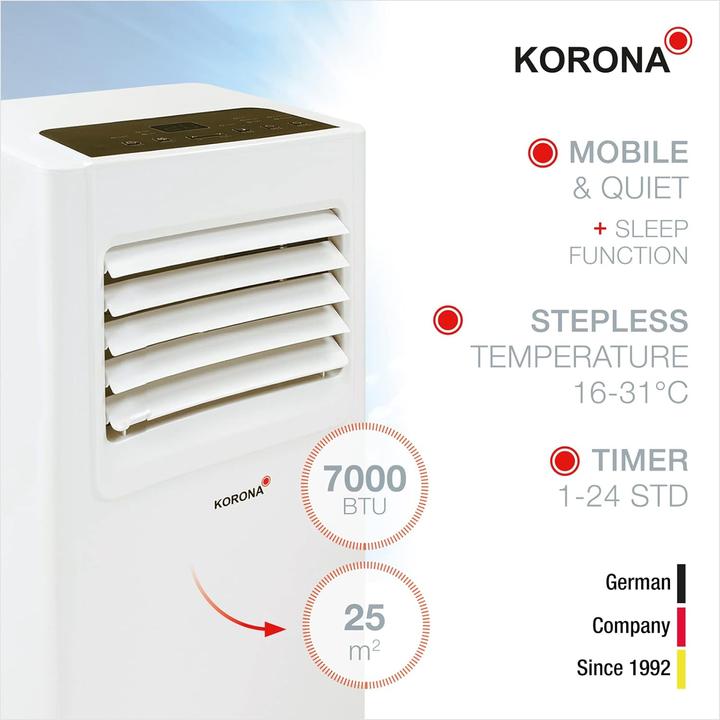 Produktbild Korona Iceberg 7.0 Eco (25 m², 7000 BTU/h)