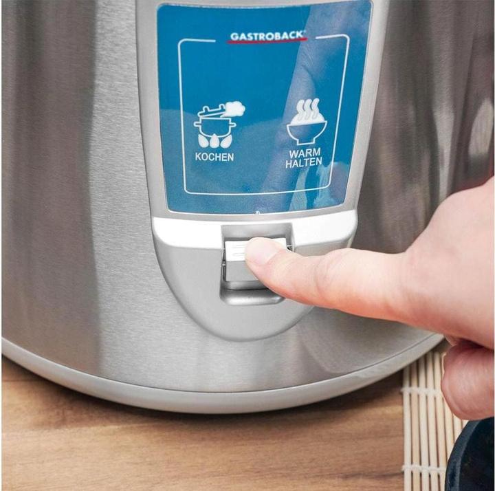 Actual product image Gastroback Rice cooker (CH plug)