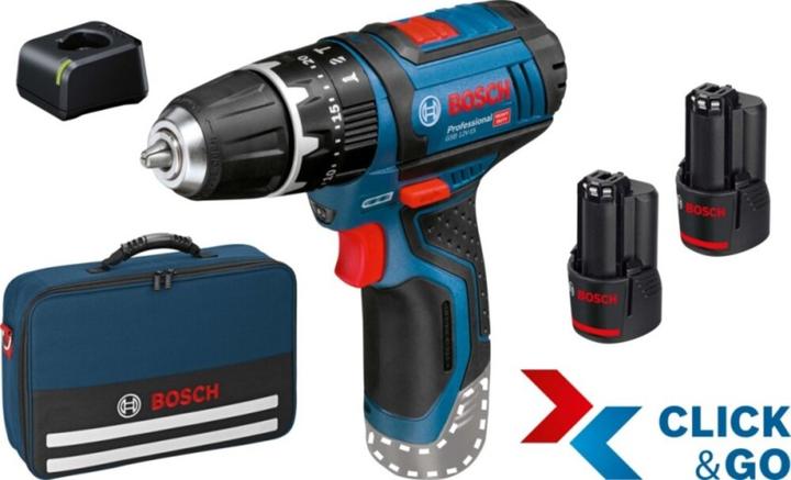 Actual product image Bosch Professional GSB 12V-15 (Rechargeable battery operated)