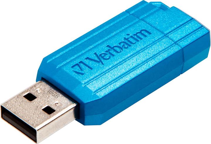 Produktbild Verbatim PINSTRIPE 16GB USB 2.0 BLUE (16 GB, USB-A)