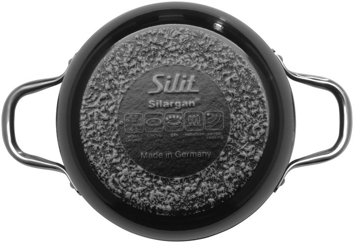 Produktbild Silit Kochtopf Fleischtopf Induktion 16cm Glasdeckel Elegance Line Silargan (16 cm, Kochtopf, Stahl, Keramik)