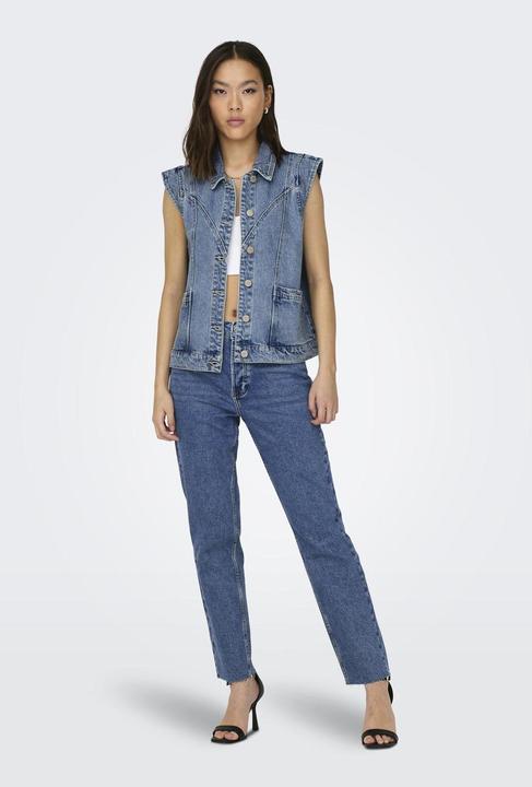 Immagine prodotto Only Gilet in denim con collo a mosca Gilet in denim (XS)