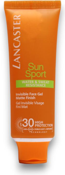 Actual product image Lancaster Additional article Tester Sun Sport FaceGel Sun Protection Factor 30 50 ml (Sun cream face, SPF 30, 50 ml)