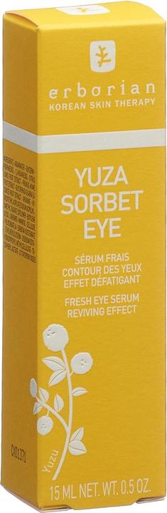 Image du produit Erborian Yuza Sorbet Eye (Sérum, 15 ml, Journée)
