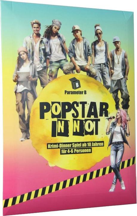 Actual product image Parameter B Popstar in distress - murder mystery dinner (German)