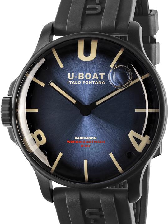 U-Boat 8700/B Darkmoon Blue IPB Soleil 44mm 5ATM (Analoguhr, 44 mm)