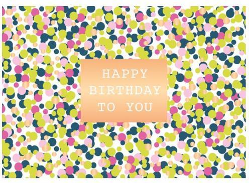 Produktbild Postkarte einzigARTig Happy Birthday to you