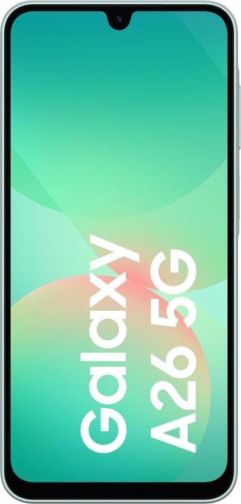 Produktbild Samsung Galaxy A26 (128 GB, Mint, 6.70", Dual SIM, 50 Mpx, 5G)