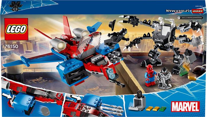 Actual product image LEGO Spiderjet vs. Venom Mech (76150, LEGO Marvel)