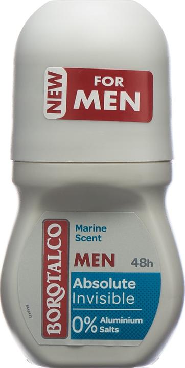 Borotalco Men Absolute Invisible Marine (Roll-on, 50 ml)